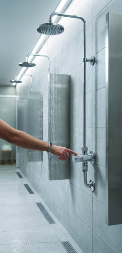 Robinet de douche temporise chromé - ROLF